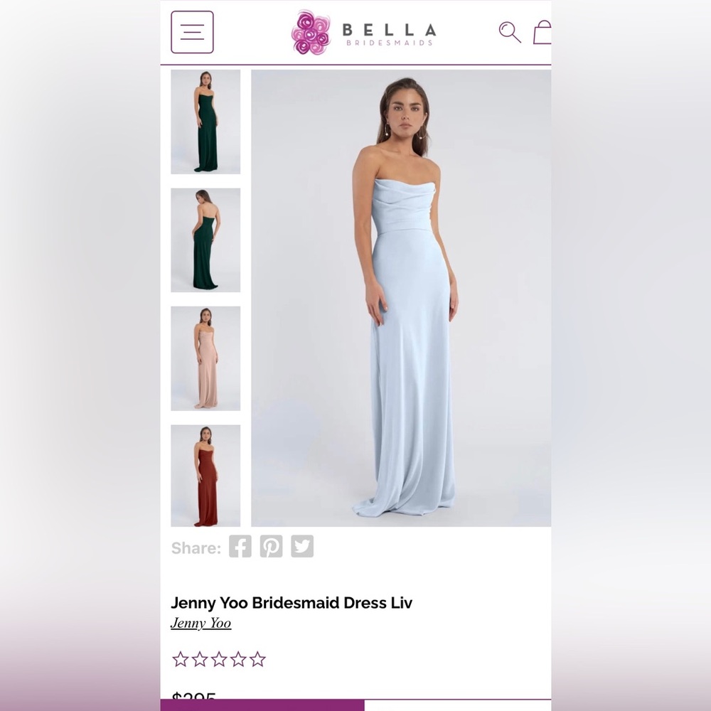 Jenny Yoo Bridesmaid dress Liv
